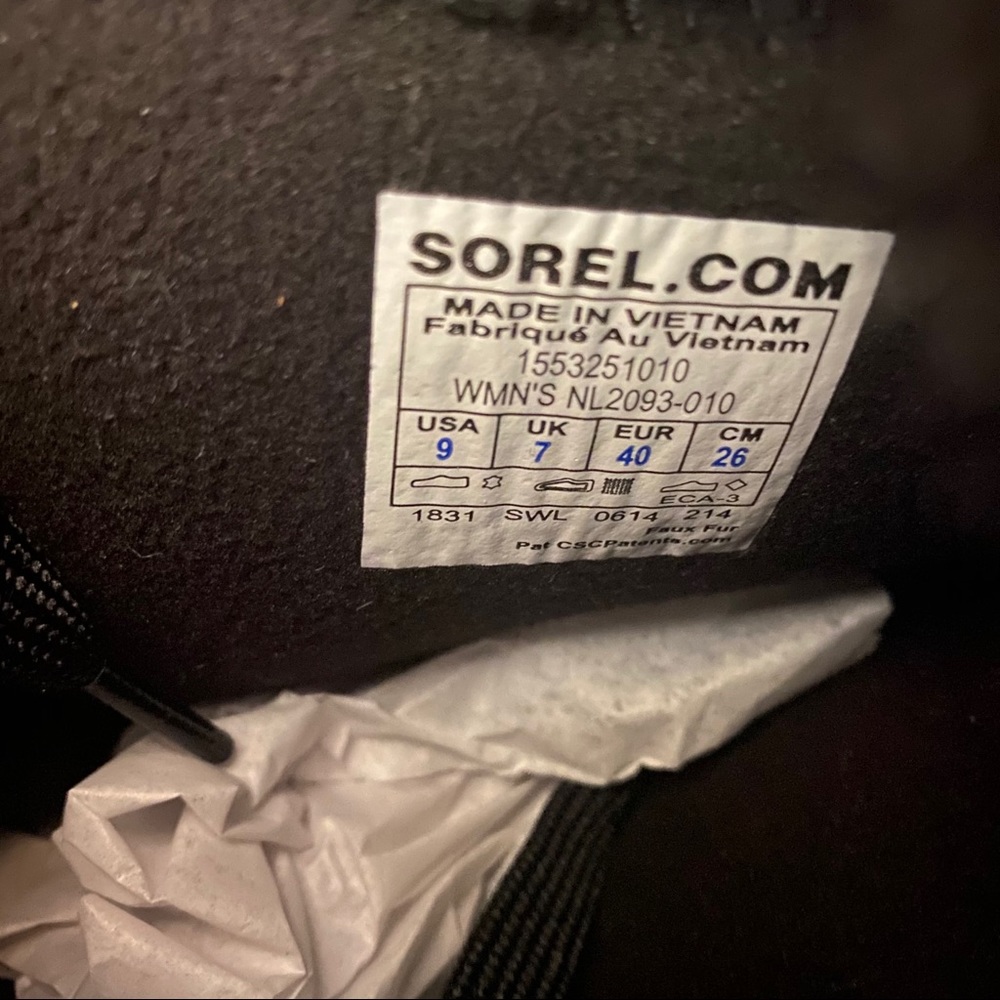 Sorel Tívoli High II Black Waterproof Boots - Picture 12 of 13